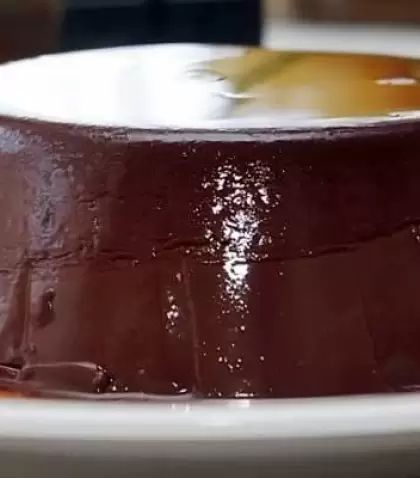 Flan-chocolate