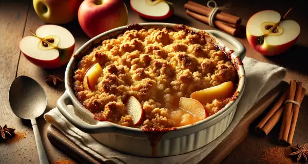 Crumble de manzana