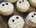 Fantasmitas de Galletas Oreo para Halloween.