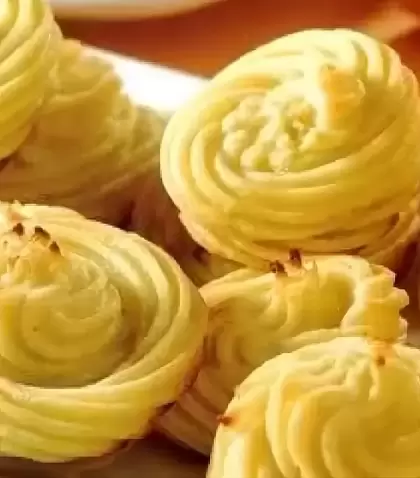 Nidos de pur� de papas, una guarnici�n creativa y deliciosa.