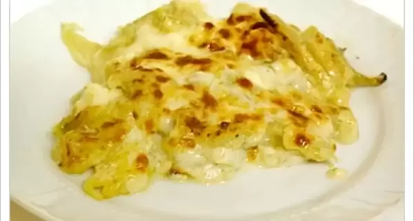 Hinojos gratinados, una guarnici�n cremosa y deliciosa.