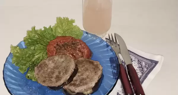 Hamburguesas Keto con Berenjenas