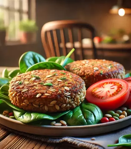Medallones Vegetarianos de Lentejas y Avena