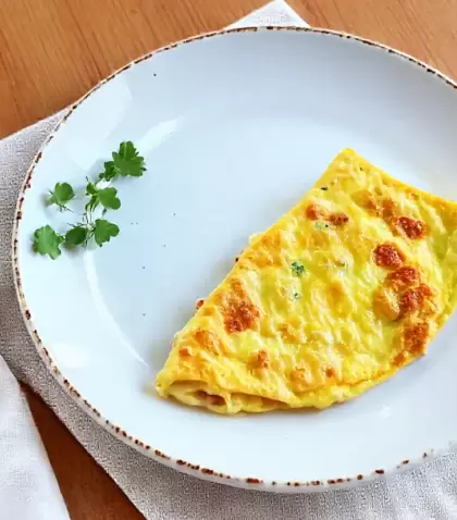 Omelette de Queso y Pollo