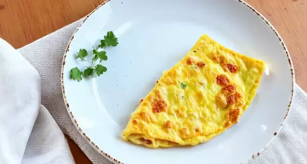 Omelette de Queso y Pollo