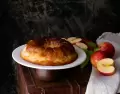 Bizcochuelo de manzana y crema, esponjoso y delicioso, ideal para la merienda
