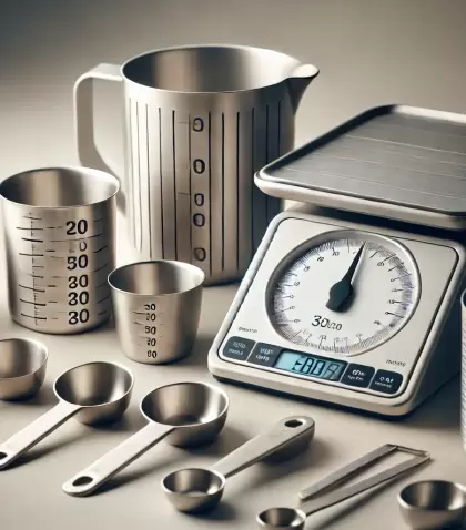 Gu�a pr�ctica de equivalencias en tazas y cucharadas, ideal para cocinar sin balanza.