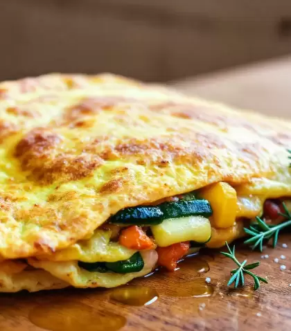 Omelette de Vegetales: Receta F�cil, Saludable y Sin Gluten