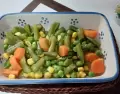 Ensalada de Chauchas, Zanahoria y Choclo