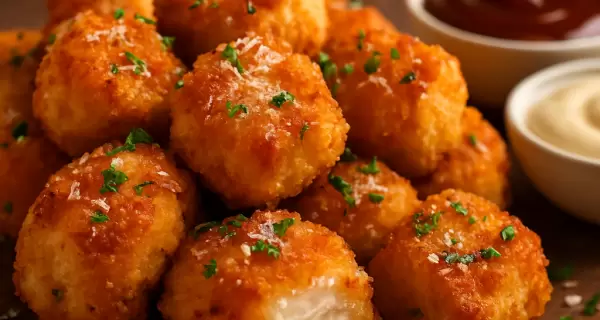 Bocaditos de Pollo y Parmesano