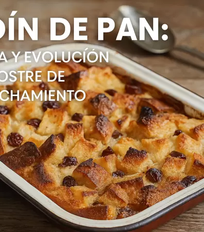 Bud�n de pan cl�sico, un postre con historia y sabor casero.