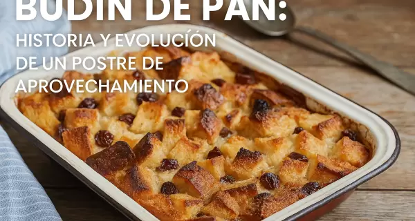 Bud�n de pan cl�sico, un postre con historia y sabor casero.