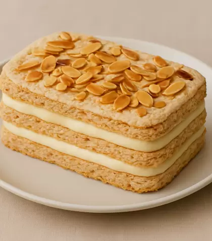 Dacquoise de almendras