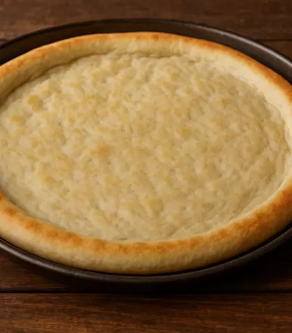 Una masa lista para que hagas tu pizza favorita