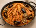 Una paella lista para disfrutar