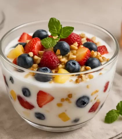 Un postre sencillo y saludable