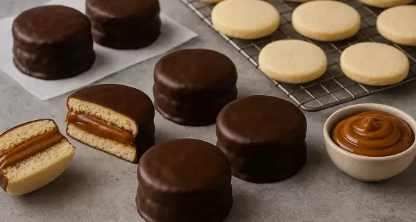 Alfajores listos para compartir