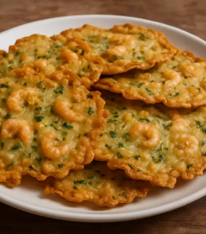 Tortilla de camarones