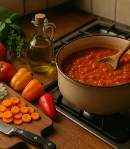 Salsa de tomate casera