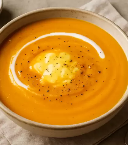 Sopa crema de zapallo