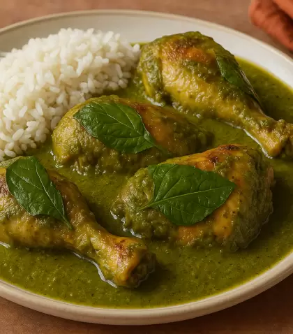 Pollo al acuyo