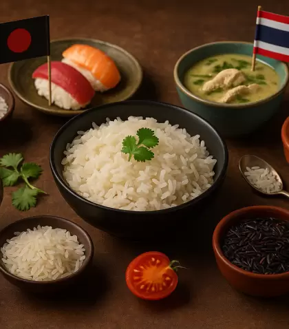 El arroz, un alimento mundial