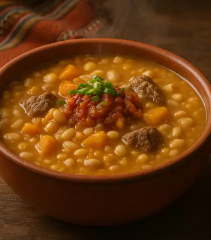Un buen locro criollo
