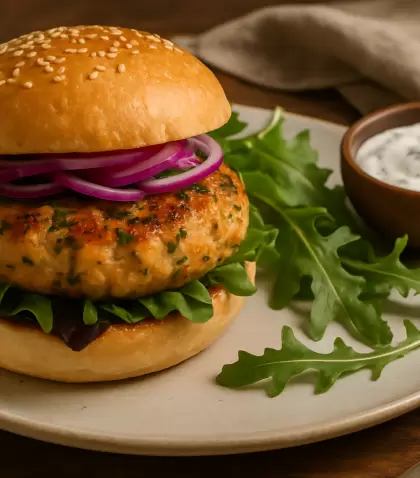 Hamburguesas de salm�n