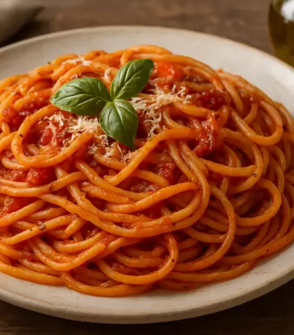 Espagueti rojo