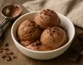 Helado de chocolate casero