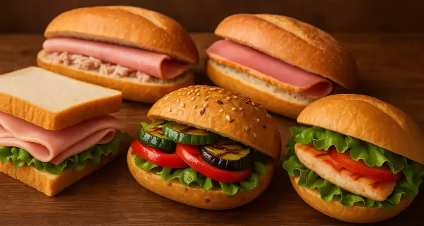 El s�ndwich y sus m�ltiples formas
