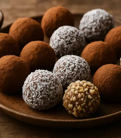 Trufas de chocolate