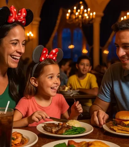 Comer en Disney tambi�n puede ser una experiencia inolvidable: sabores tem�ticos, ambientaciones m�gicas y platos para todos los gustos.