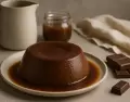 Flan de chocolate