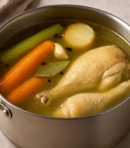 Caldo de pollo