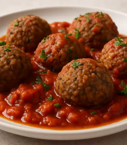 Alb�ndigas veganas de lentejas