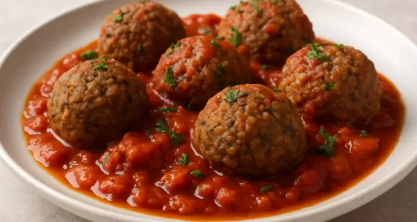 Alb�ndigas veganas de lentejas