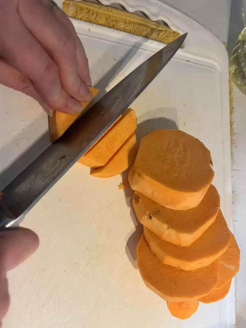 Cortamos Batata Cuadrados Chicos