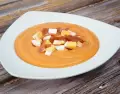 Un plato fresco y delicioso: el tradicional salmorejo cordob�s con huevo y jam�n