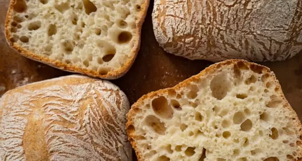 Receta de pan ciabatta casero