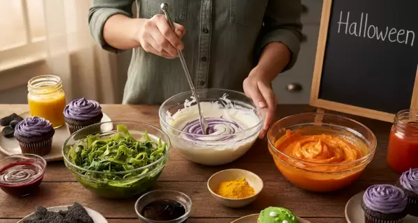 Colores vibrantes con ingredientes naturales: una opci�n saludable y divertida para Halloween.