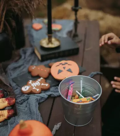 La cocina casera, los dulces y la calabaza tallada: s�mbolos clave de Halloween