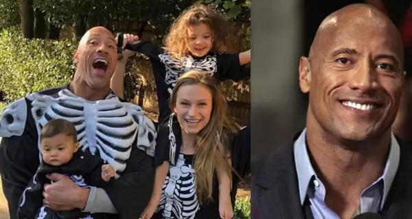 Dwayne Johnson y su familia: los esqueletos m�s divertidos de este Halloween