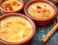Crema catalana servida en cazuela de barro, con su cl�sico toque caramelizado