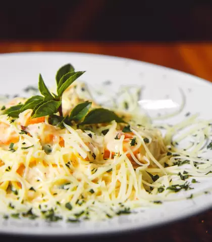 Fideos con crema de verdeo, una salsa casera r�pida y deliciosa para cualquier d�a.
