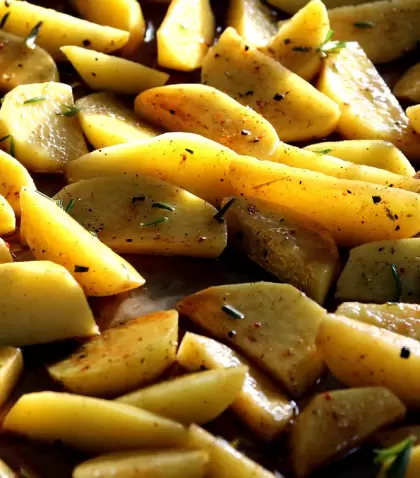 Papas al horno crocantes: la guarnici�n ideal para acompa�ar carnes en Navidad.