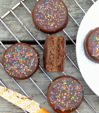 Alfajores navide�os caseros para la mesa dulce