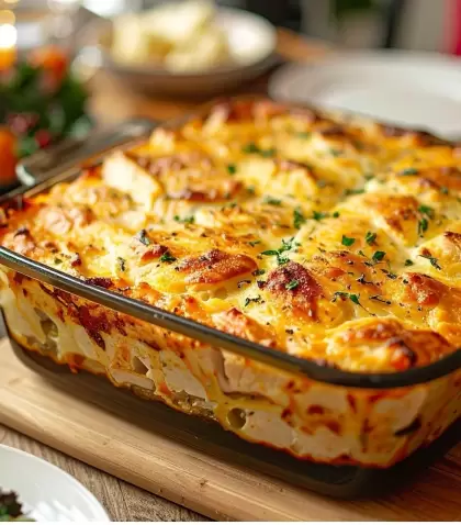 Papas gratinadas cremosas, guarnici�n ideal para Navidad