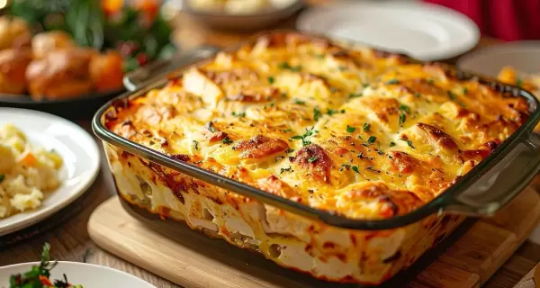 Papas gratinadas cremosas, guarnici�n ideal para Navidad
