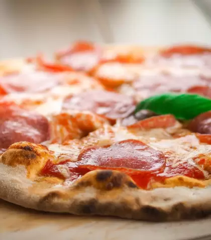 Pizza calabresa casera, una opci�n distinta para las fiestas